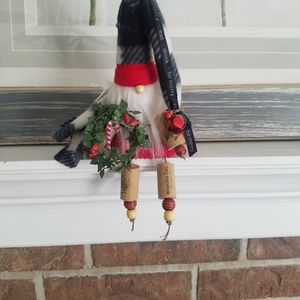 Gnome wine cork "eat drink and be merry"